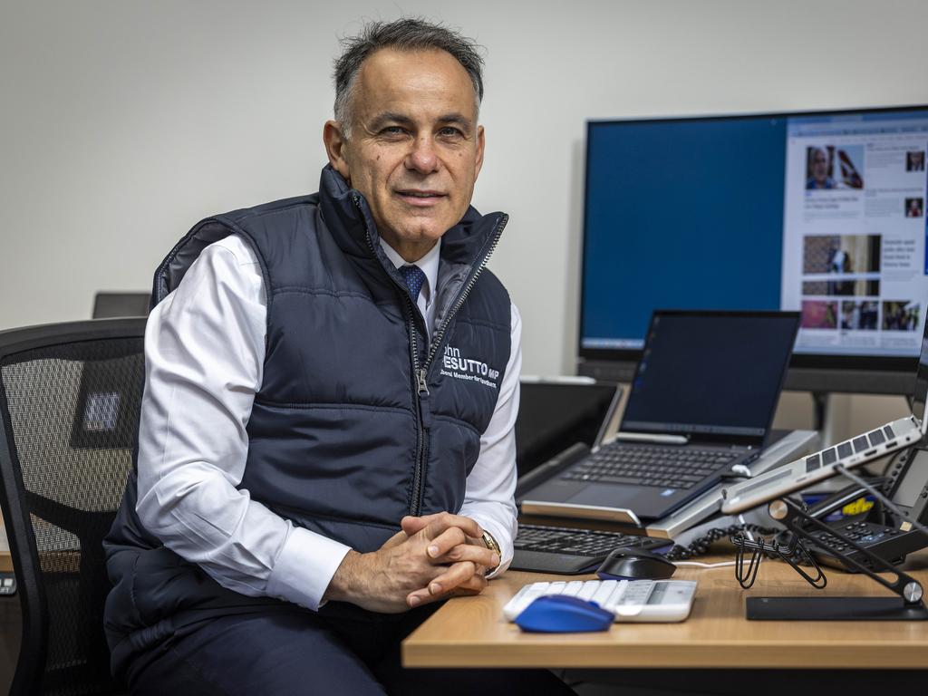 Mr Pesutto is due to be issued with a bankruptcy on notice on Friday unless he clears the $2.3m costs order. Picture: Jake Nowakowski
