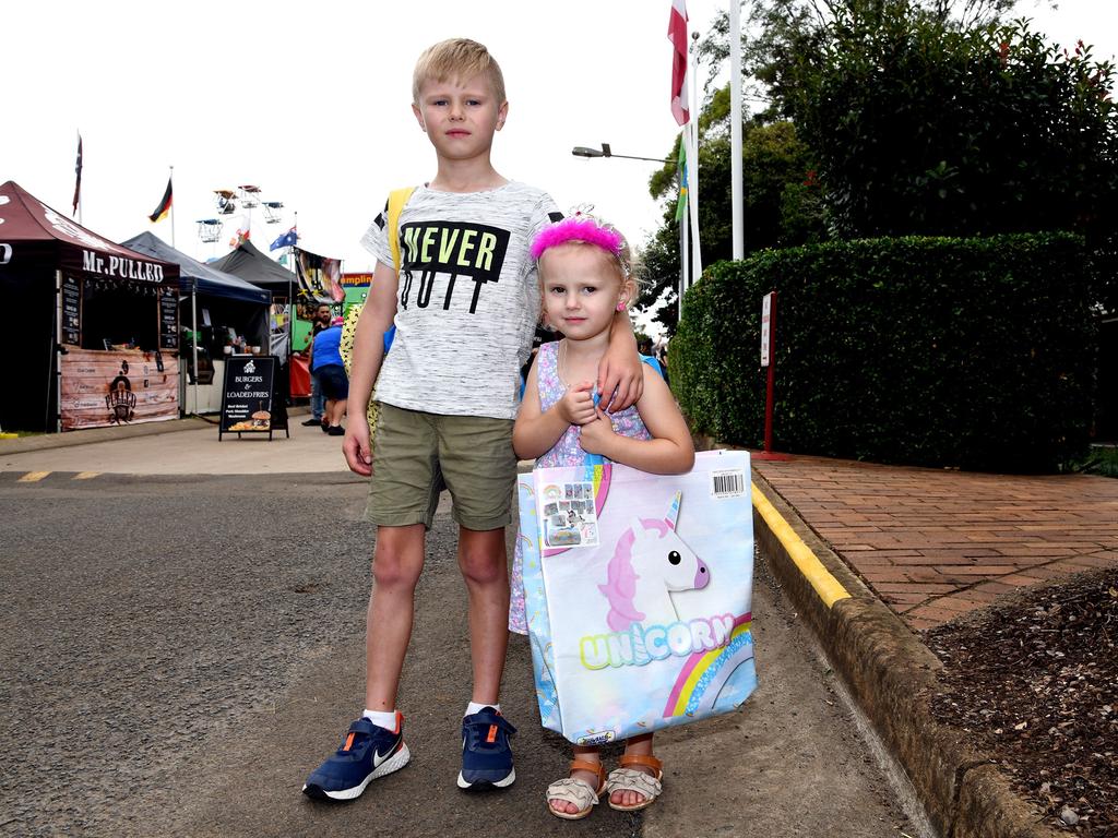 Xavier and Evelyn Rutledge. Heritage Bank Toowoomba Royal Show. Saturday March 26, 2022