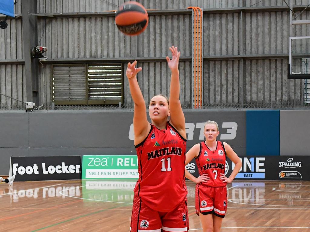 Sophie Williams of the Maitland Mustangs. Picture: Noel Rowsell