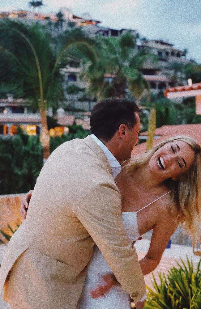 Karl Stefanovic and Jasmine Yarbrough in the lead up to their wedding. Picture: Tristan Houghton