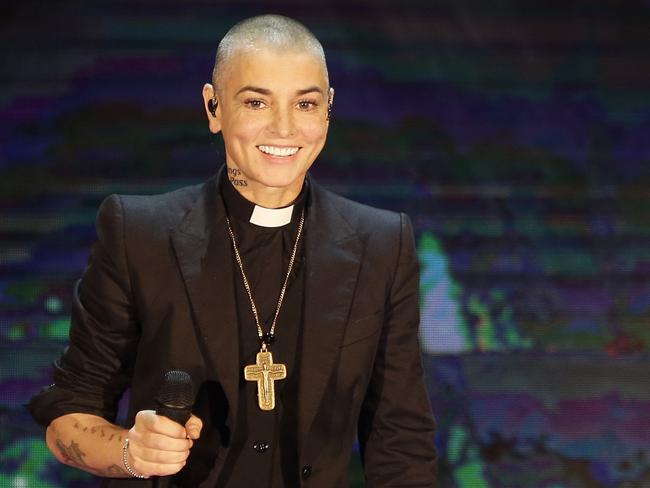 This 2014 file photo shows Irish singer Sinead O'Connor performing in Italy. Picture: AP