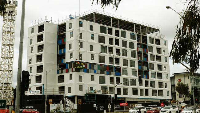 The Kubix apartment development opposite Knox City Shopping Centre.