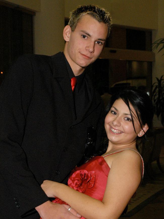 MAY 28, 2005: Reporter: Jasmine Griffiths. Hillcrest Christian College formal at the Crowne Plaza, Surfers Paradise. Jay Fegan 17 years and Nazita Pourbozorgi 17 years. PicFiona/Harding
