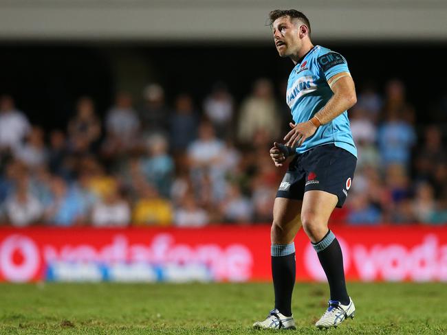 Bernard Foley of the Waratahs misses a conversion attempt that would have won the game. Picture: Jason McCawley/Getty Images