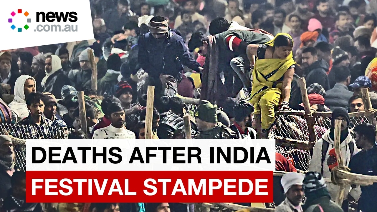 Stampede kills several at India's massive Hindu festival