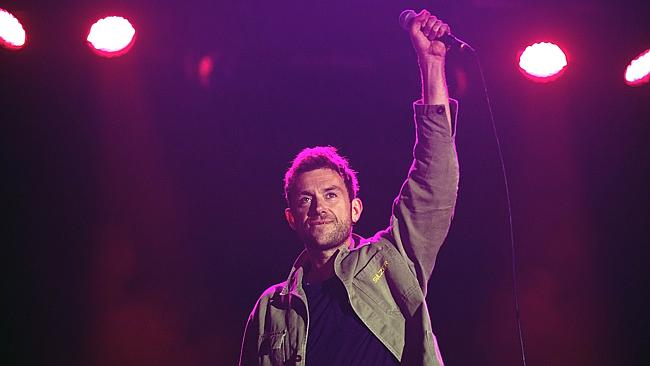 Damon Albarn of Blur performs during the "Primavera 0" (Spring 0) festival in Montevideo earlier this month. Picture: AFP PHOTO / Pablo PORCIUNCULA