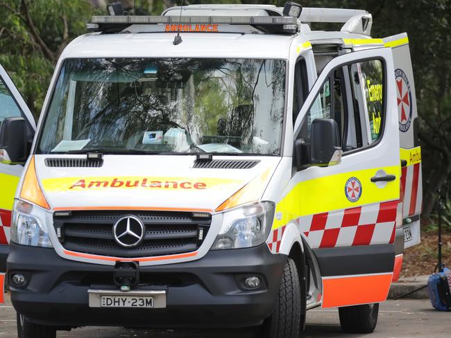 SYDNEY, AUSTRALIA - NewsWire Photos APRIL 05, 2021 - An emergency evacuation took place this morning at the Hurstville Aquatic Centre  which remains closed for now as five children and an adult have been treated after being exposed to potentially toxic fumes, while 150 people were evacuated from the aquatic centre this morning.. Picture: NCA NewsWire / Christian Gilles