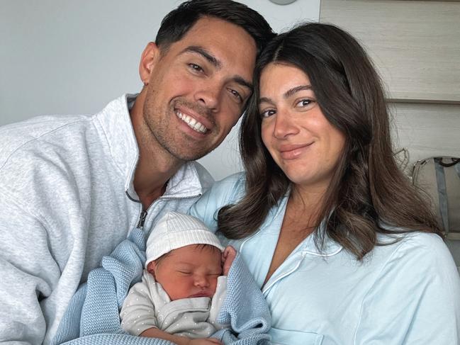 John Pearce from The Wiggles and his wife Jessie named their newborn son Henry, which was the third most popular boys name in Victoria last year.