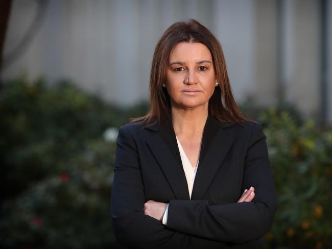 Jacqui Lambie has issued a blunt warning to union bosses she will back new laws to deregister unions if CFMMEU boss John Setka doesn’t step down. Picture: Kym Smith