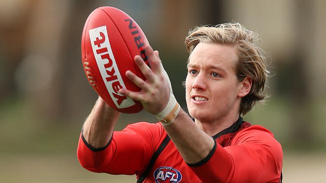 SuperCoach winner Dwayne Delmenico is a fan of Essendon’s Darcy Parish. Picture: Michael Klein.