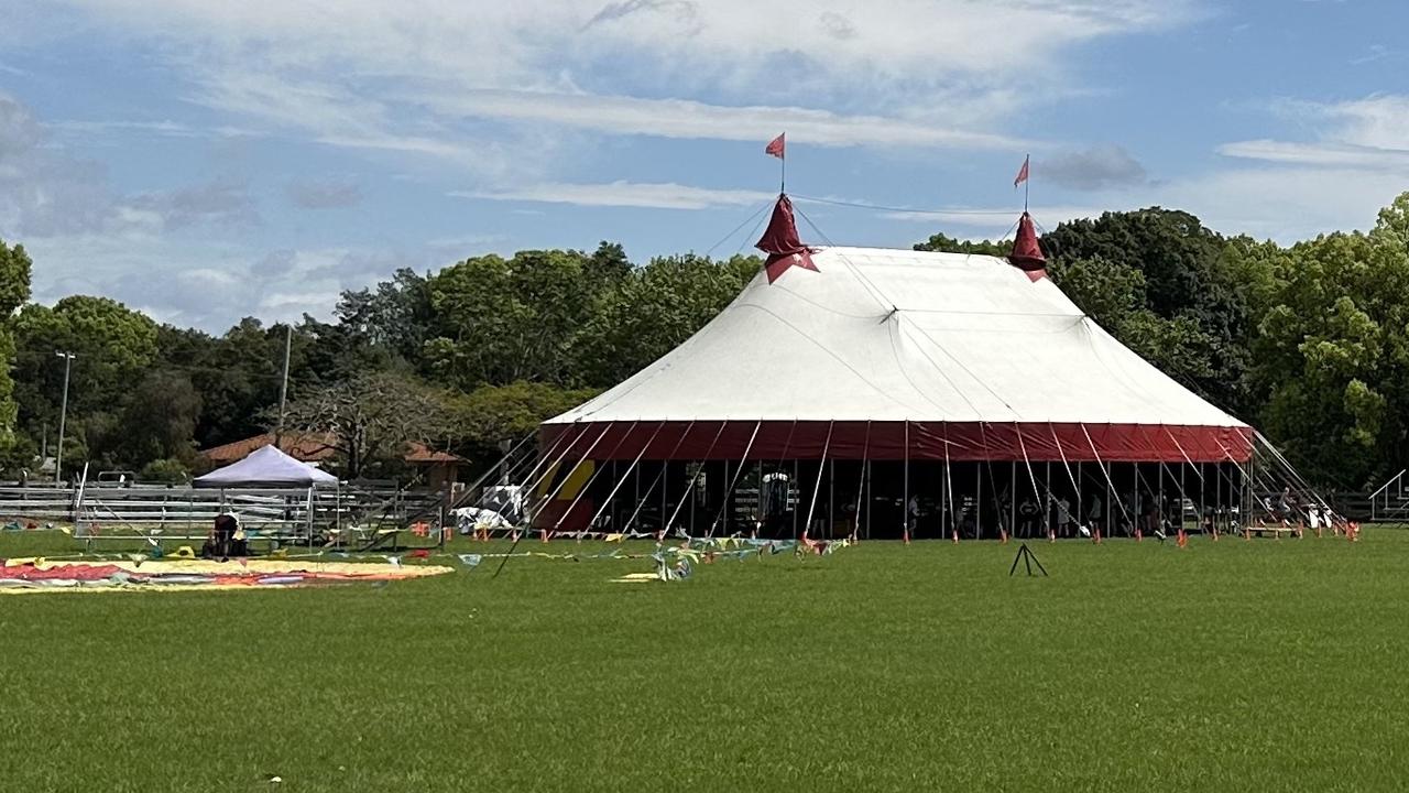 National Circus Festival tent.