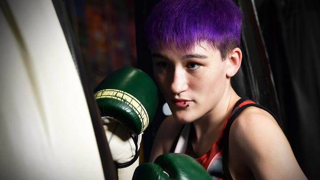 Sunshine Coast Thai Boxing Centre fighter Skylah Hamill. Picture: Patrick Woods.