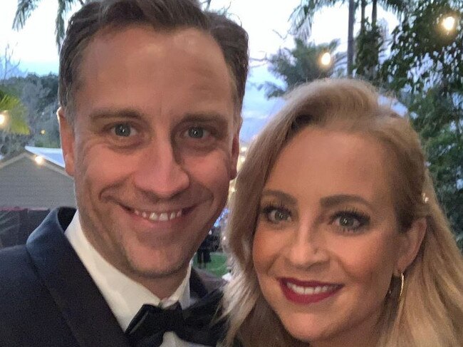 Carrie Bickmore and Chris Walker. Picture: Instagram