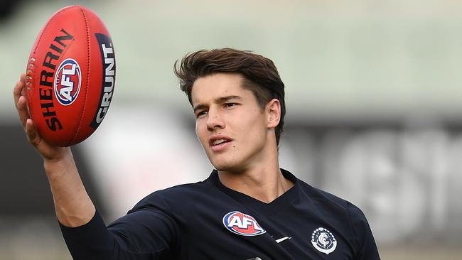 Liam Stocker dominated Carlton’s Round 1 VFL match.