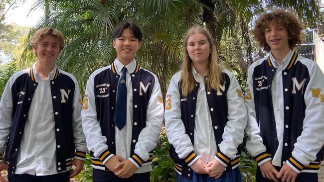 Marrickville High School Leaders (L-R) Jarrah Schlesinger, Long Huynh, Ivy O'Donovan, Sam Rodgers.