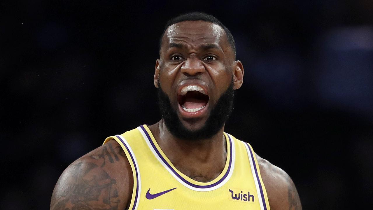 LeBron James led the Lakers to a win.