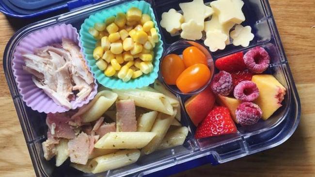 It can be difficult to pack a child’s lunch box and meet all criteria. Source: Kidspot.