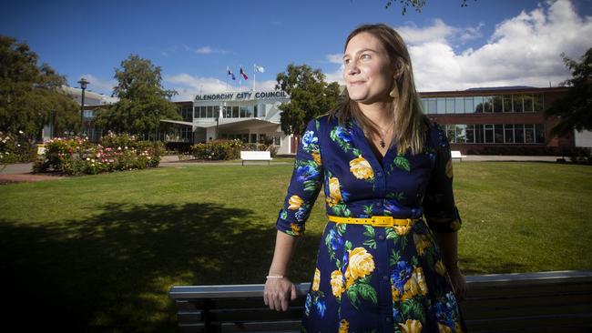 Glenorchy Mayor Kristie Johnston. Picture: LUKE BOWDEN