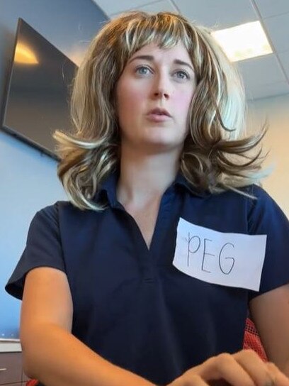The 29-year-old said she was hired after a phone interview. Picture: @emuhleeebee/TikTok