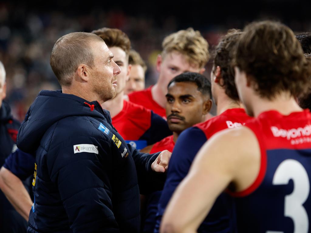 Goodwin’s side look be in the premiership mix again. (Photo by Dylan Burns/AFL Photos via Getty Images)