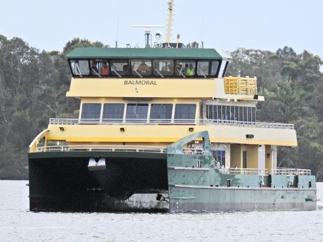 The balmoral, one of the three new Emerald-class ferries to be used on the Manly route. Picture: Nathan Edwards