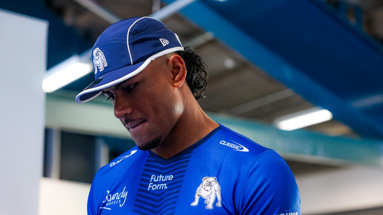 Stephen Crichton hasn’t tried to lure Jarome Luai to the Bulldogs as he tries to work out where he’ll play next year. Picture: Bulldogs Digital