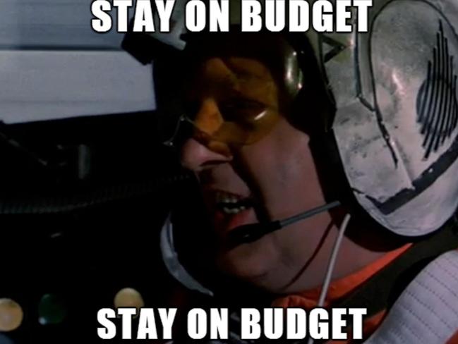 Stay on budget. Picture: Reddit.