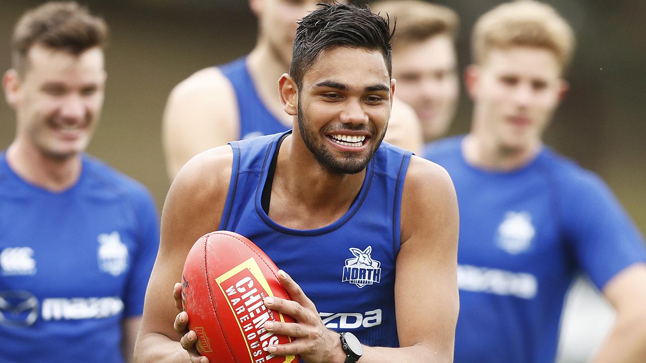 Tarryn Thomas has a brilliant first year with the Roos. Picture: Getty Images