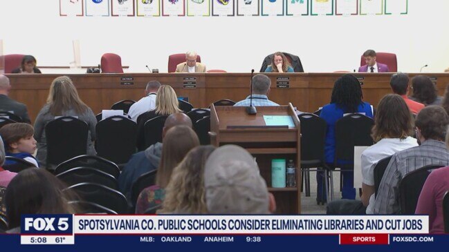 Spotsylvania Co. Public Schools Considers Eliminating Libraries And ...