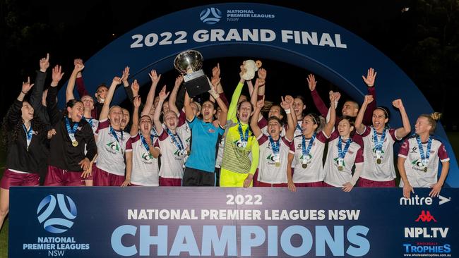 2022 NSW NPL Women’s Champion Macarthur Rams (Photos: Damian Briggs/Speedmedia)