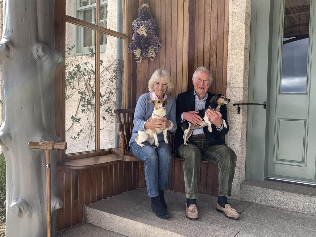 King Charles and Queen Camilla in Birkhall, which the King “absolutely loves”, according to reports. Picture: Clarence House