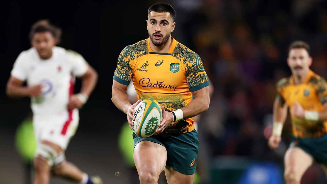 Tom Wright is the next to be given the No.15 jersey, with Jordan Petaia picked on the wing as one of seven changes to the starting XV. Photo: Getty Images