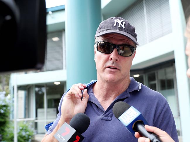 Monteiro faced cameras outside Gosford Local Court. Picture: AAP Image/Sue Graham