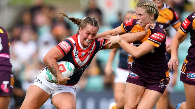 Keilee Joseph scored a crucial try for the Roosters in last season’s semi-final against Brisbane. Picture: NRL Imagery