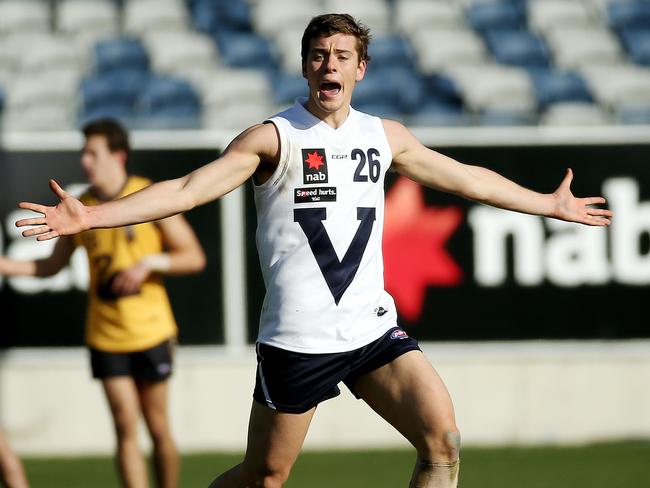 Josh Dunkley has a tough call to make about his footy future. Picture: Colleen Petch