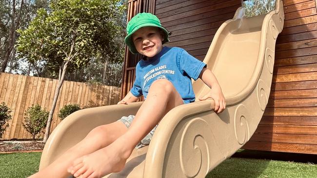 A new playground installation by Wearthy focusing on nature has improved young Ipswich kindy student's behaviour at Winston Gladesâ Early Education Centre.