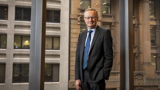 Governor of the Reserve Bank of Australia Philip Lowe. Picture Stephen Cooper