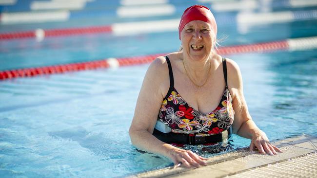 Marilyn Simmons, of Hampton, will take part in her 20th MS Mega Swim. Picture: Supplied