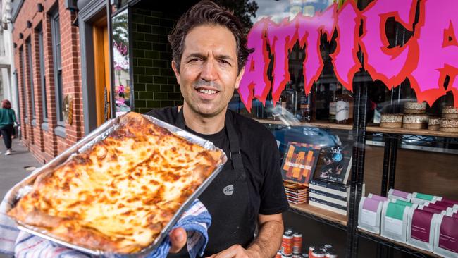 Ben Shewry’s Attica has launched an at home menu for delivery in order to keep staff ineligible for government assistance employed. Picture: Jake Nowakowski