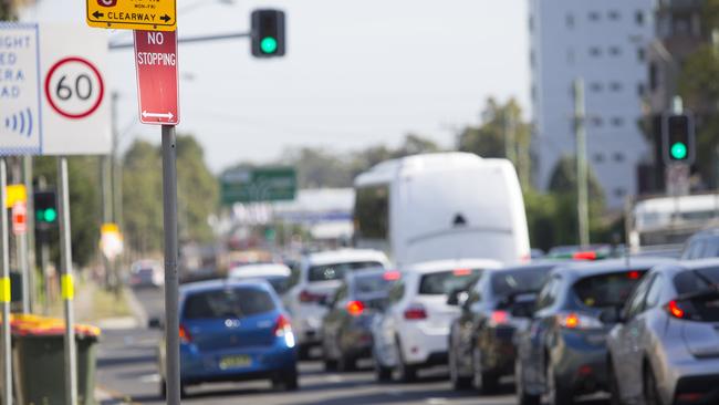 Western Sydney residents travel longer and farther than other areas of Sydney. Picture: Melvyn Knipe