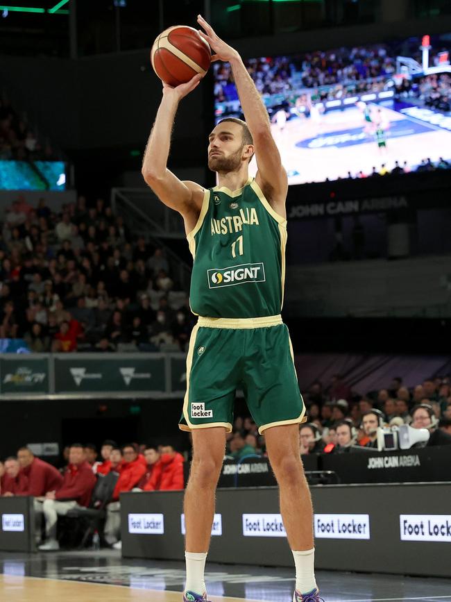 Jack McVeigh has been in supreme touch, after a standout season for the JackJumpers in the NBL. Picture: Kelly Defina/Getty Images