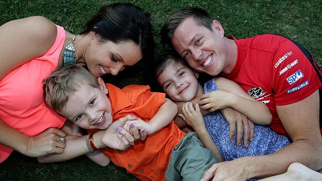 V8 Supercar champion James Courtney and wife Carys announce they