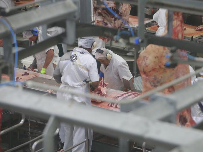 Oakey Beef Exports wants a rail line upgrade  which would boost the town and employment ... Pix of Oakey Beef Exports Pic Jamie Hanson