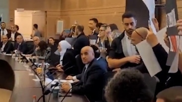 Families of Israeli hostages storm Israeli parliament. Credit>Twitter