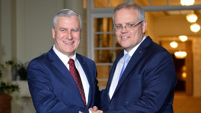 Deputy Prime Minister Michael McCormack will join Scott Morrison on his trip to Queensland. Picture: Saeed Khan/AFP