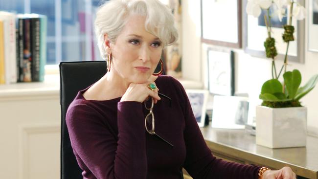 Meryl Streep’s Miranda Priestly in <i>The Devil Wears Prada</i> had a very tough exterior. But did she find love? Picture: Alamy