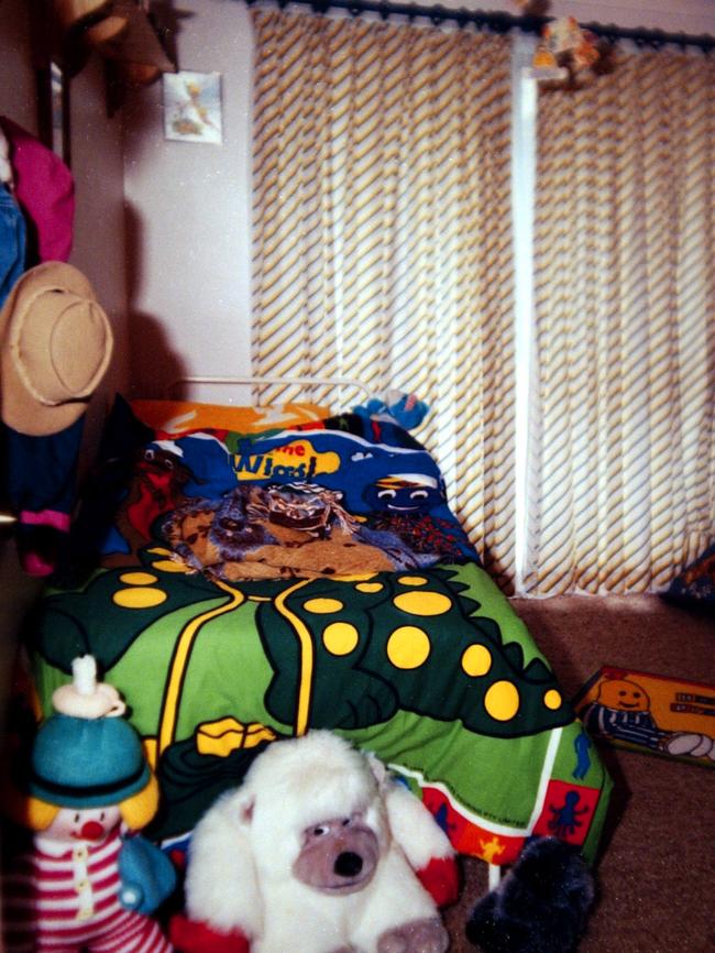 Laura’s bedroom not long after her death. Picture: Dean Lewins.