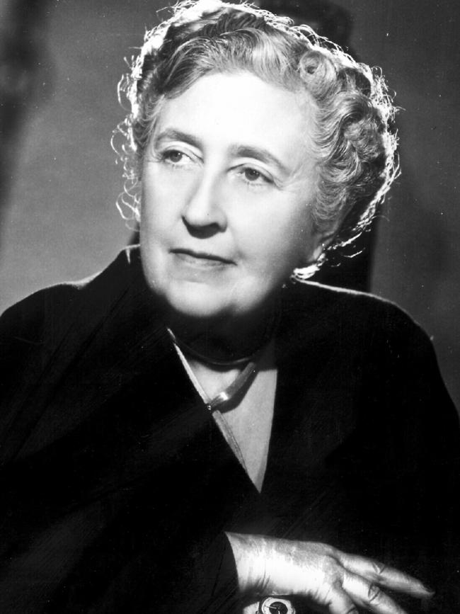 Author Agatha Christie.