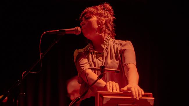 Irish singer songwriter Lisa O'Neill performing at the City Recital Hall. Picture: Jess Gleeson