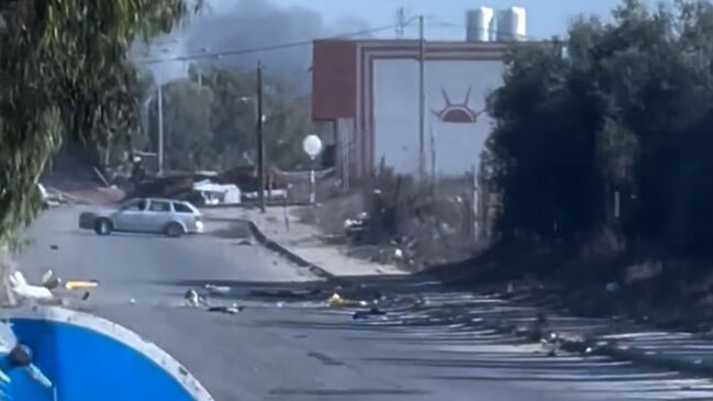 Watch: Video Shows Car Being Fired Upon Near Gaza City